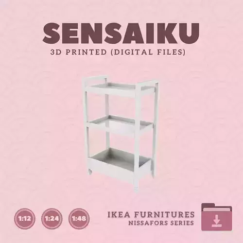 37 NISSAFORS Utility Cart for Dollhouse - IKEA - 3D Print