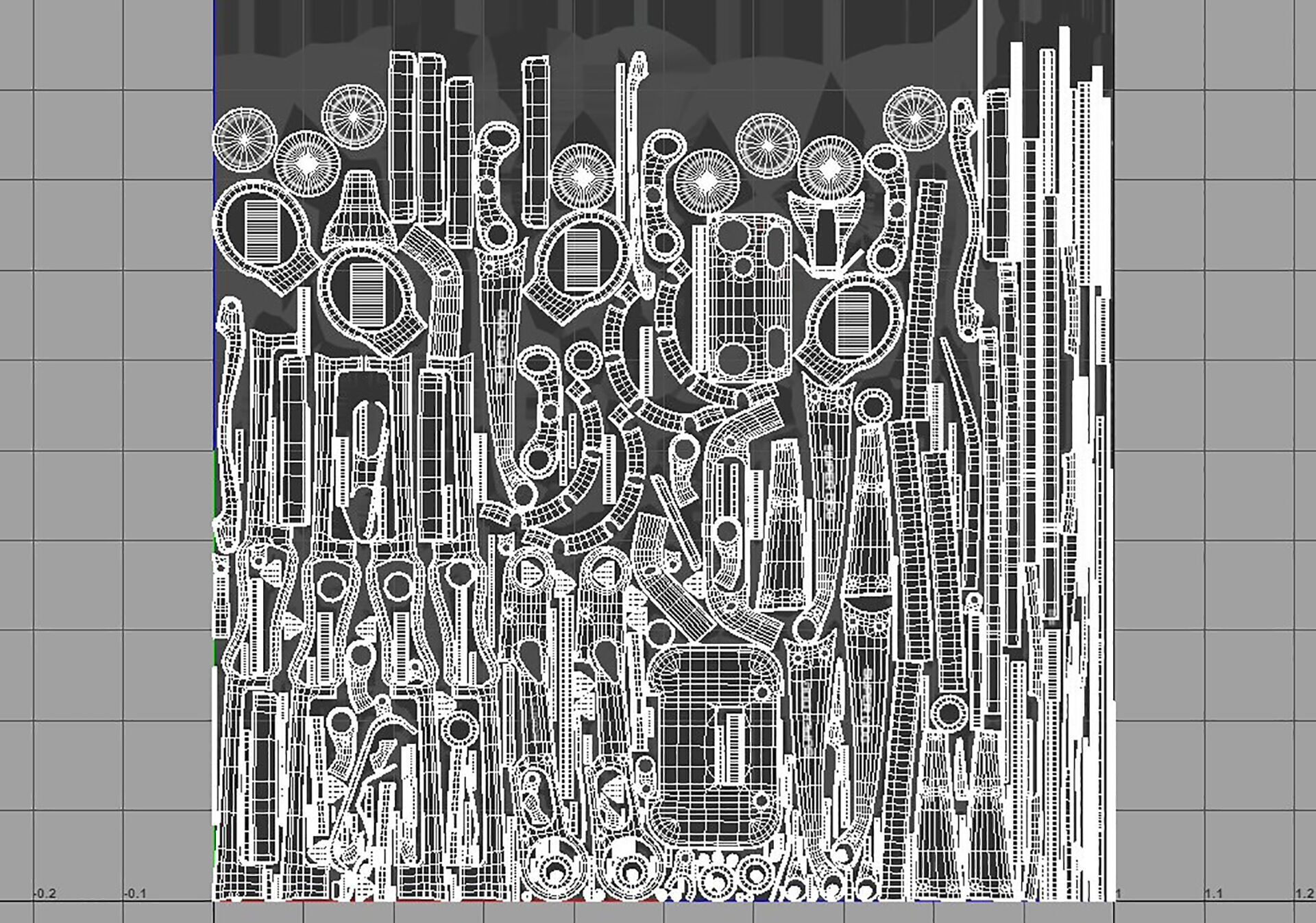 robot dog with manipulator 3D model_30