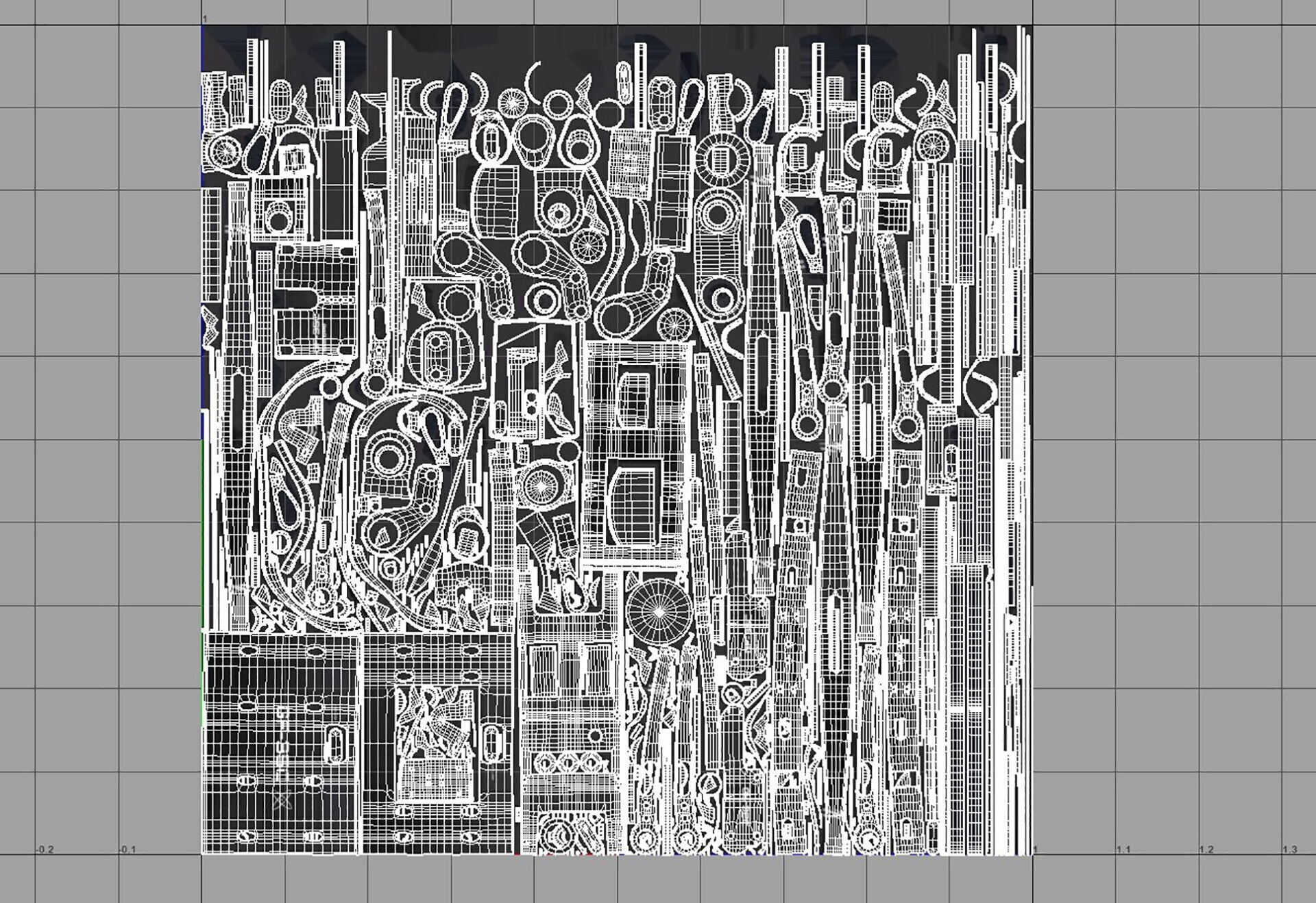 robot dog with manipulator 3D model_32