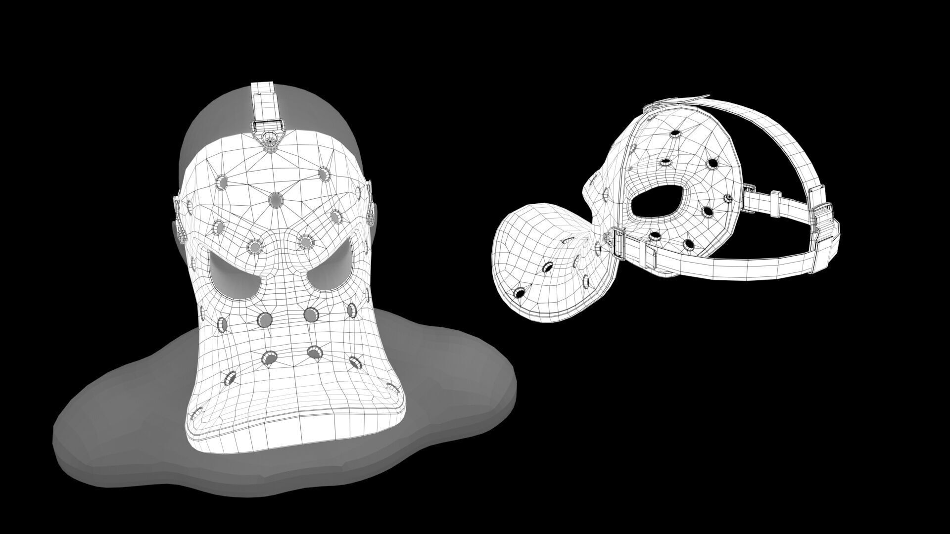 Mask angry duck 3D model_16