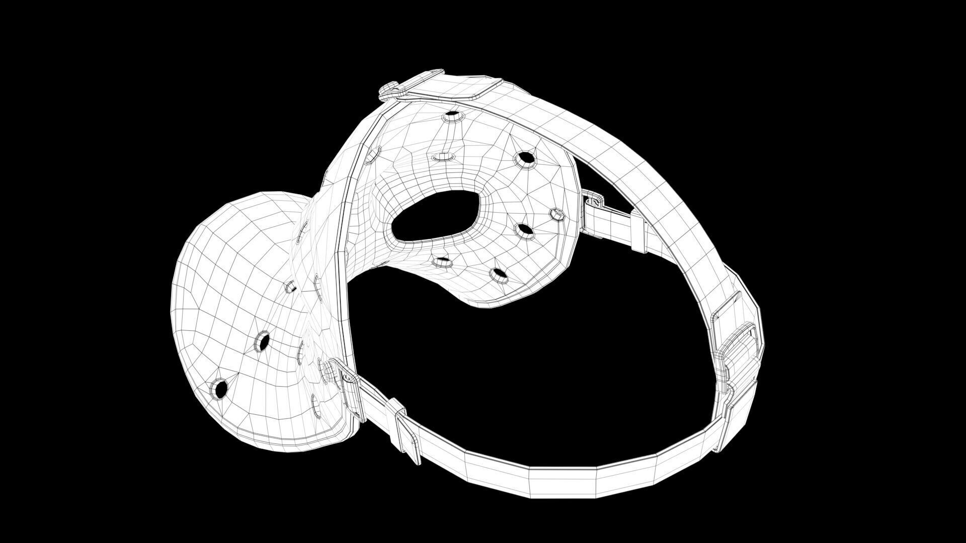 Mask angry duck 3D model_14