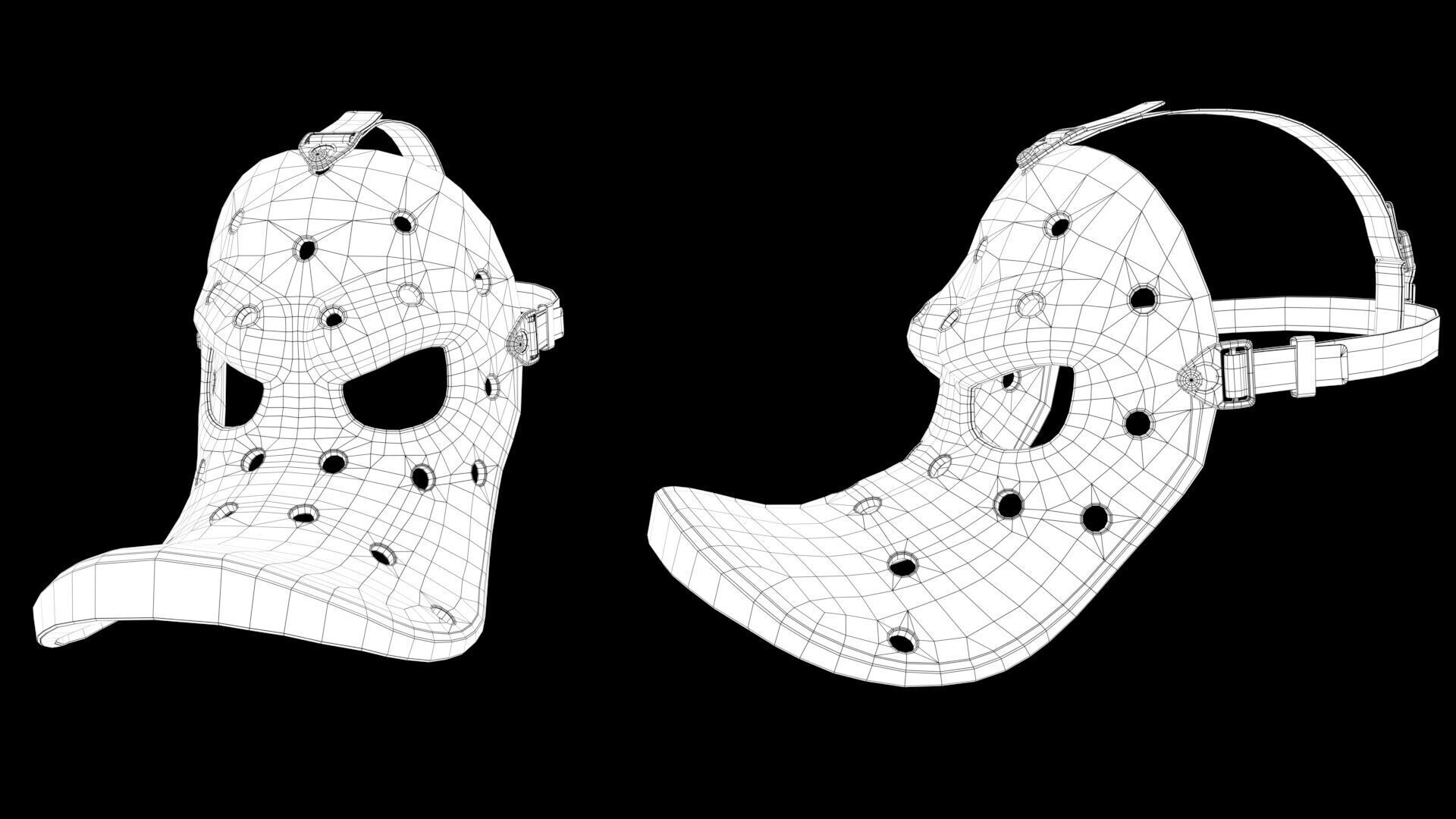 Mask angry duck 3D model_13