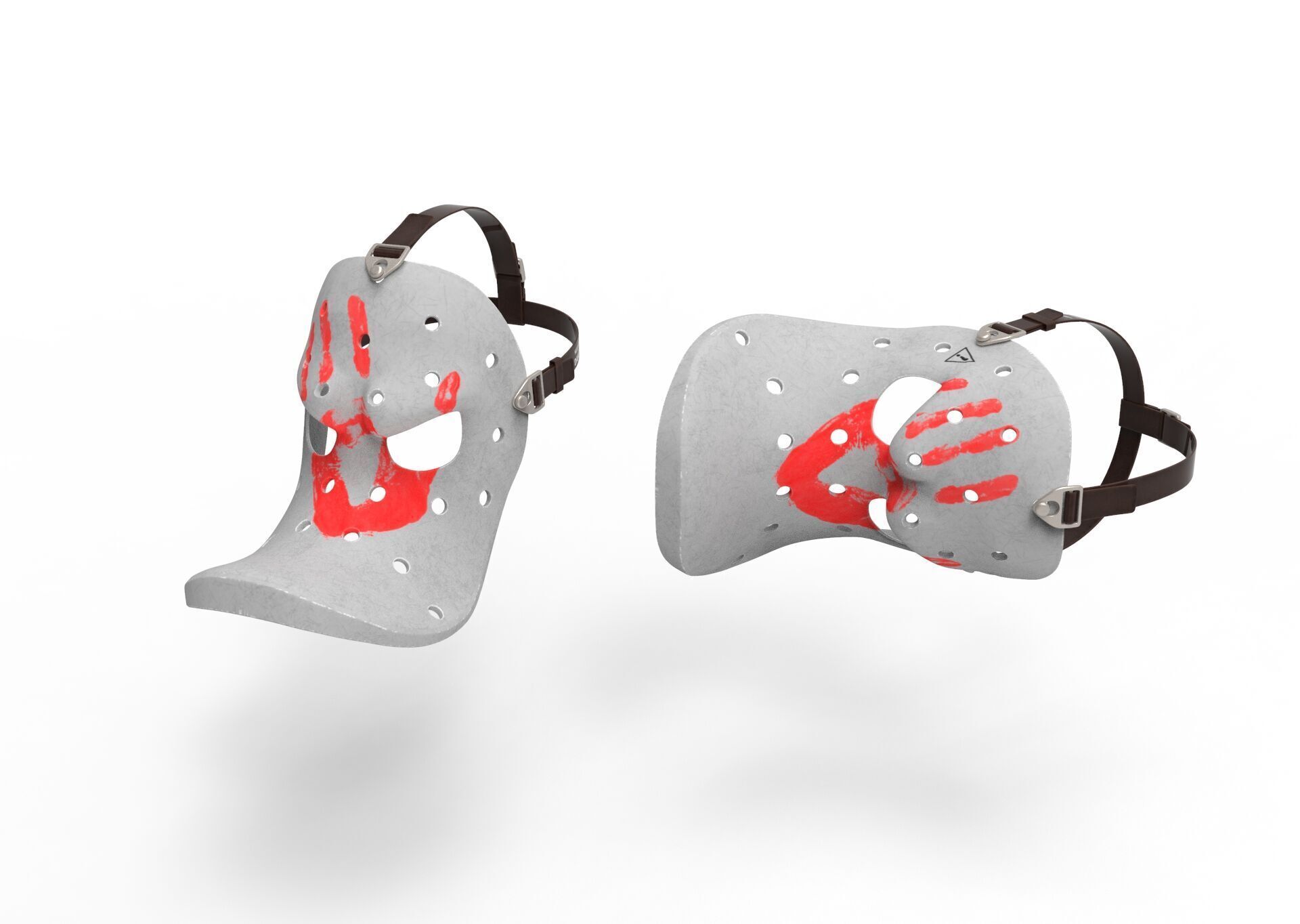 Mask angry duck 3D model_8