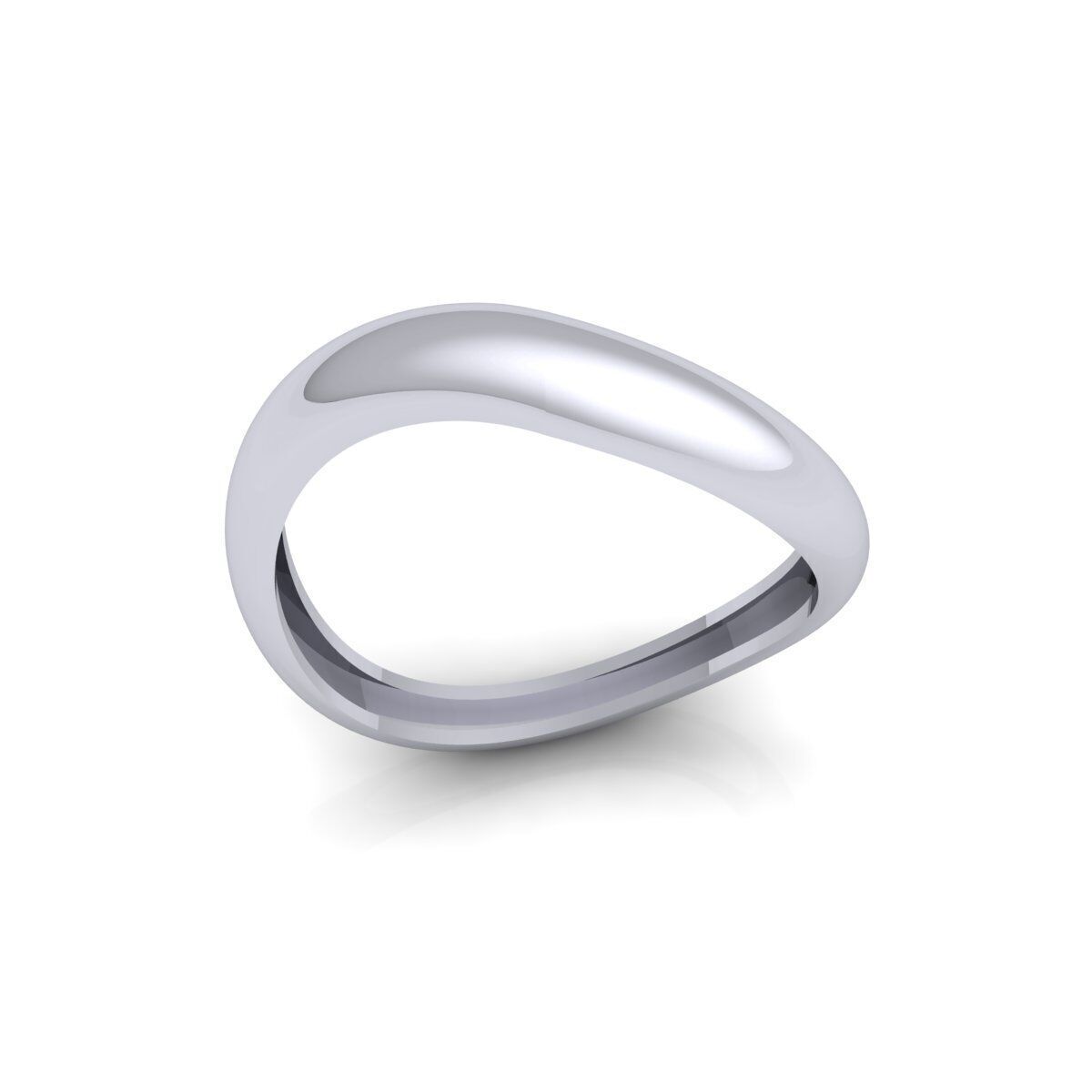 Band Diamond Ring 3d Model and Redner  3D print model_2