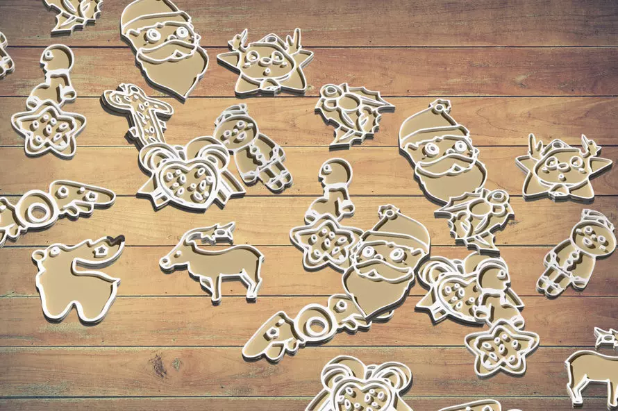 Christmas decorations SET 3D print model_0