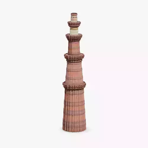 Qutub Minar 3D model Qutub Minar 3D model