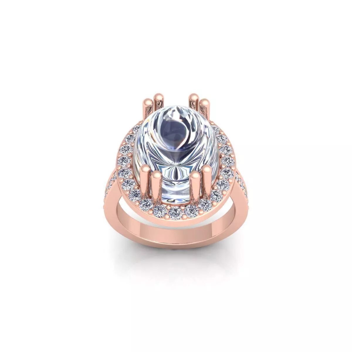 Fancy Opel Ring 3d Model and Render 3D print model