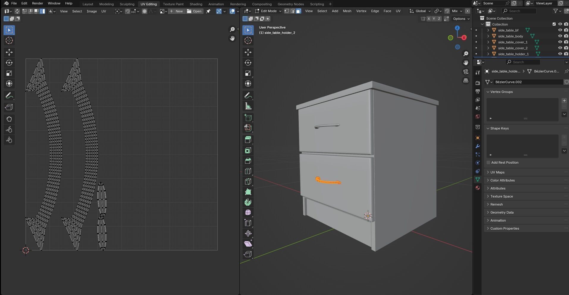 Side Table CG22 3D model_13