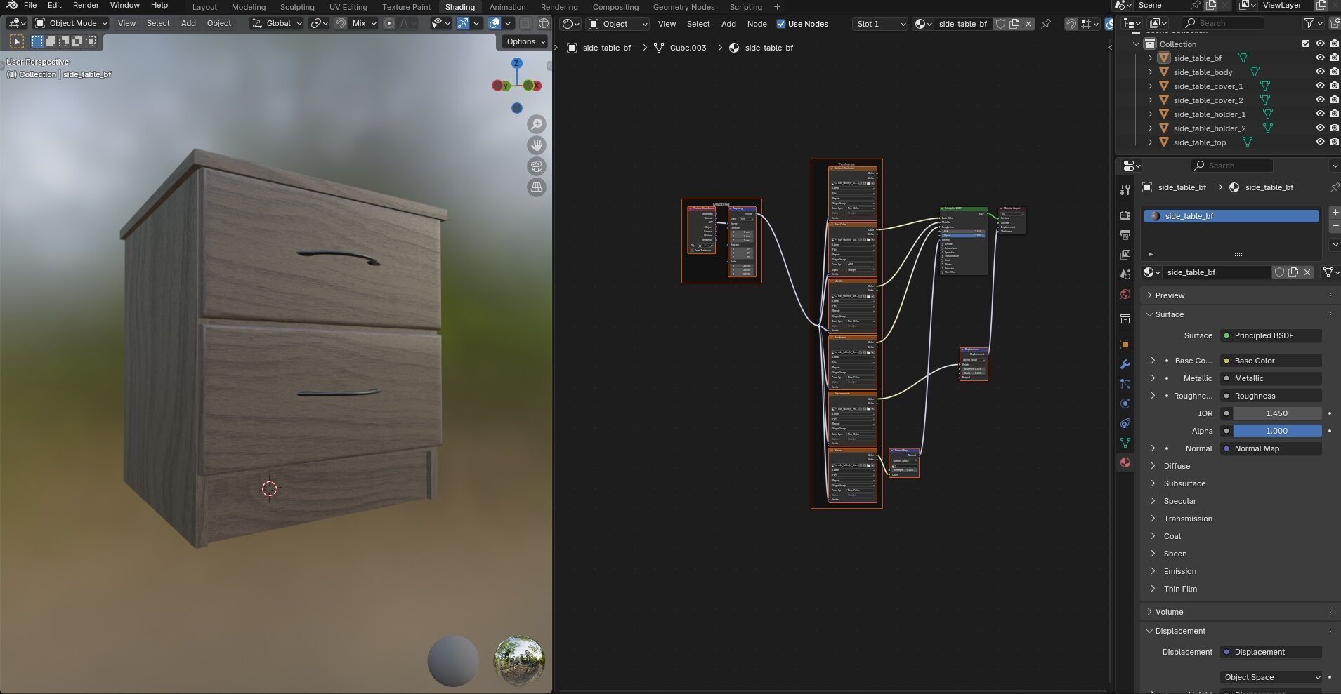 Side Table CG22 3D model_15