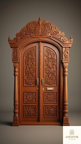 Vastu-Compliant Window Design  Low-poly 3D model
