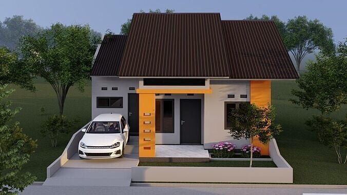 3d House type 54  3D print model
