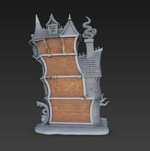 Arcane Aerie Manor 3D print model_4
