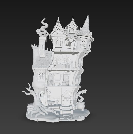 Arcane Aerie Manor 3D print model_20