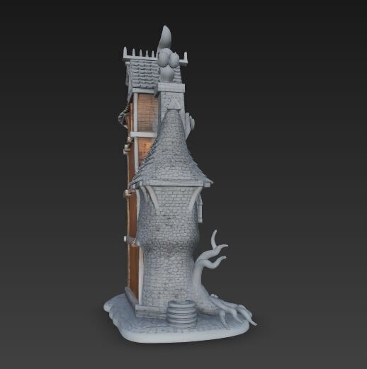 Arcane Aerie Manor 3D print model_3