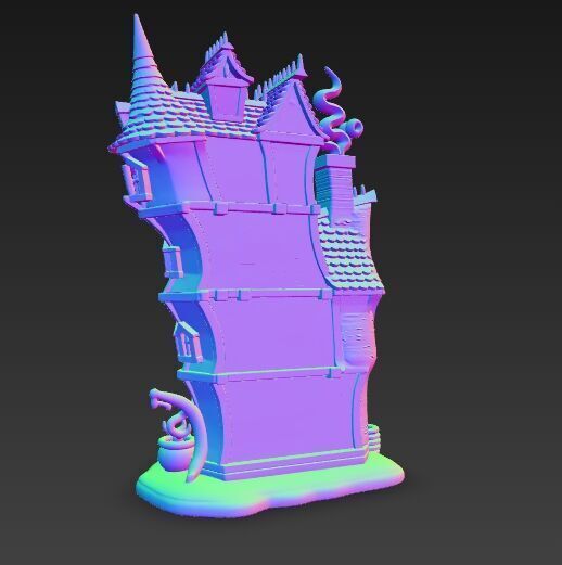 Arcane Aerie Manor 3D print model_12