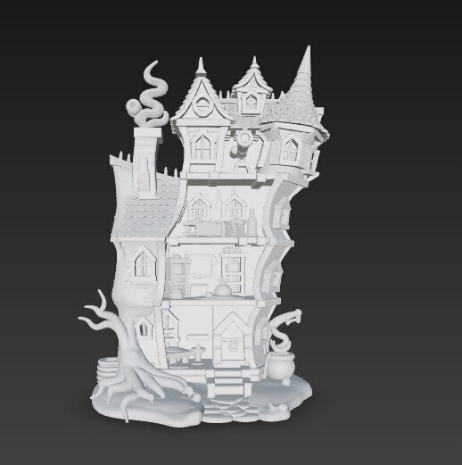 Arcane Aerie Manor 3D print model_13