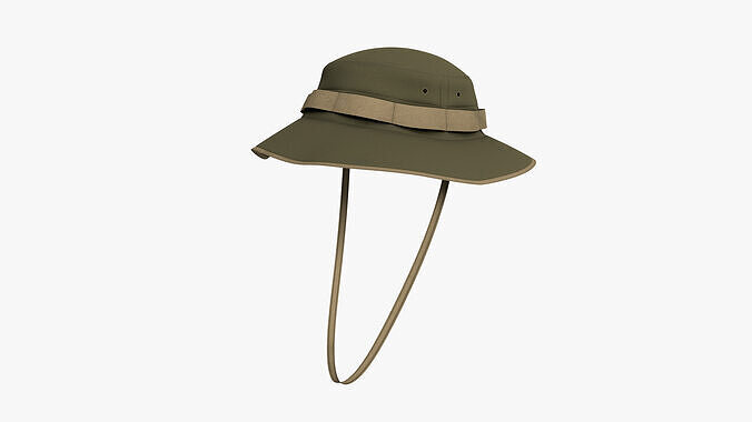 Panama Hat Low-poly 3D model