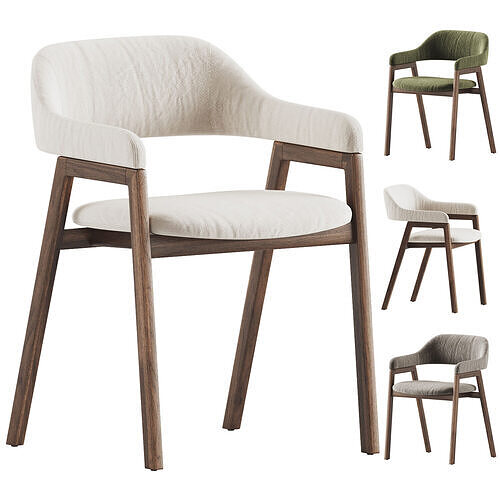Article Savis Dining Chair 3D model