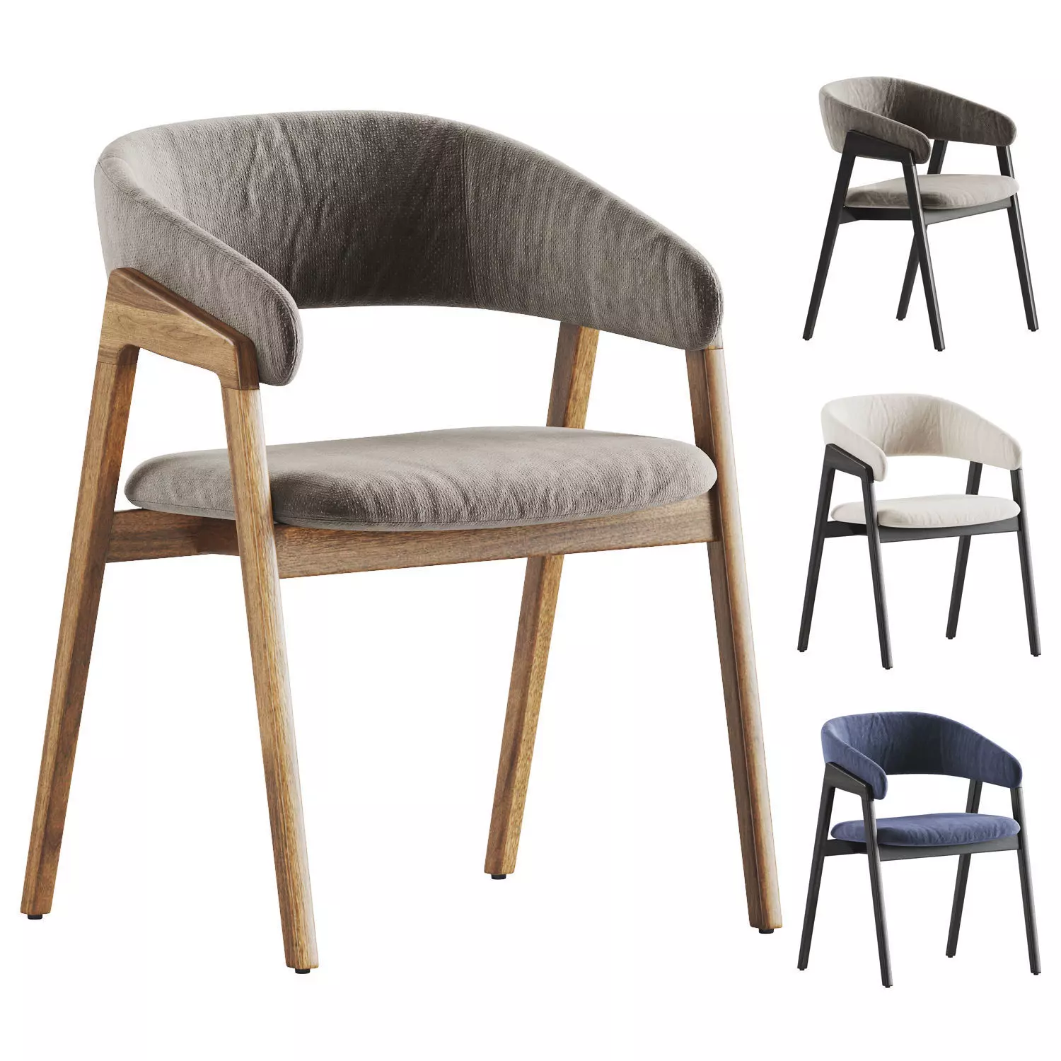 Article Josra Dining Chair 3D model