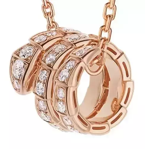 Serpenti Viper Necklace FULL DIAMOND 