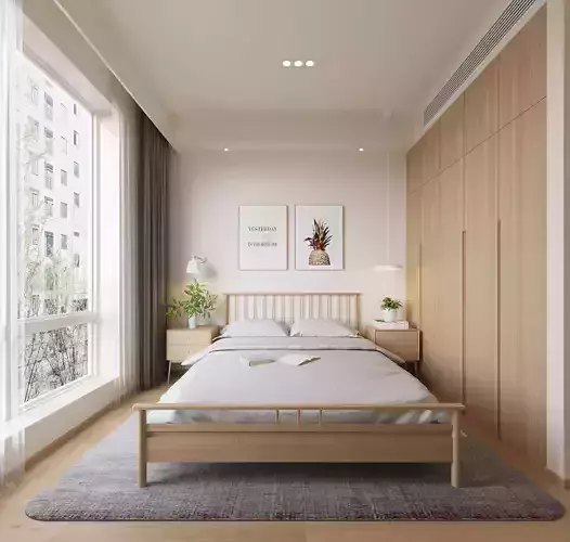 Bedroom interior 30 3D model