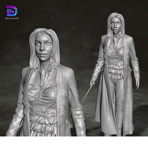 Nymphadora Tonks Harry Potter Action Custom 3D Print Model 3D print model
