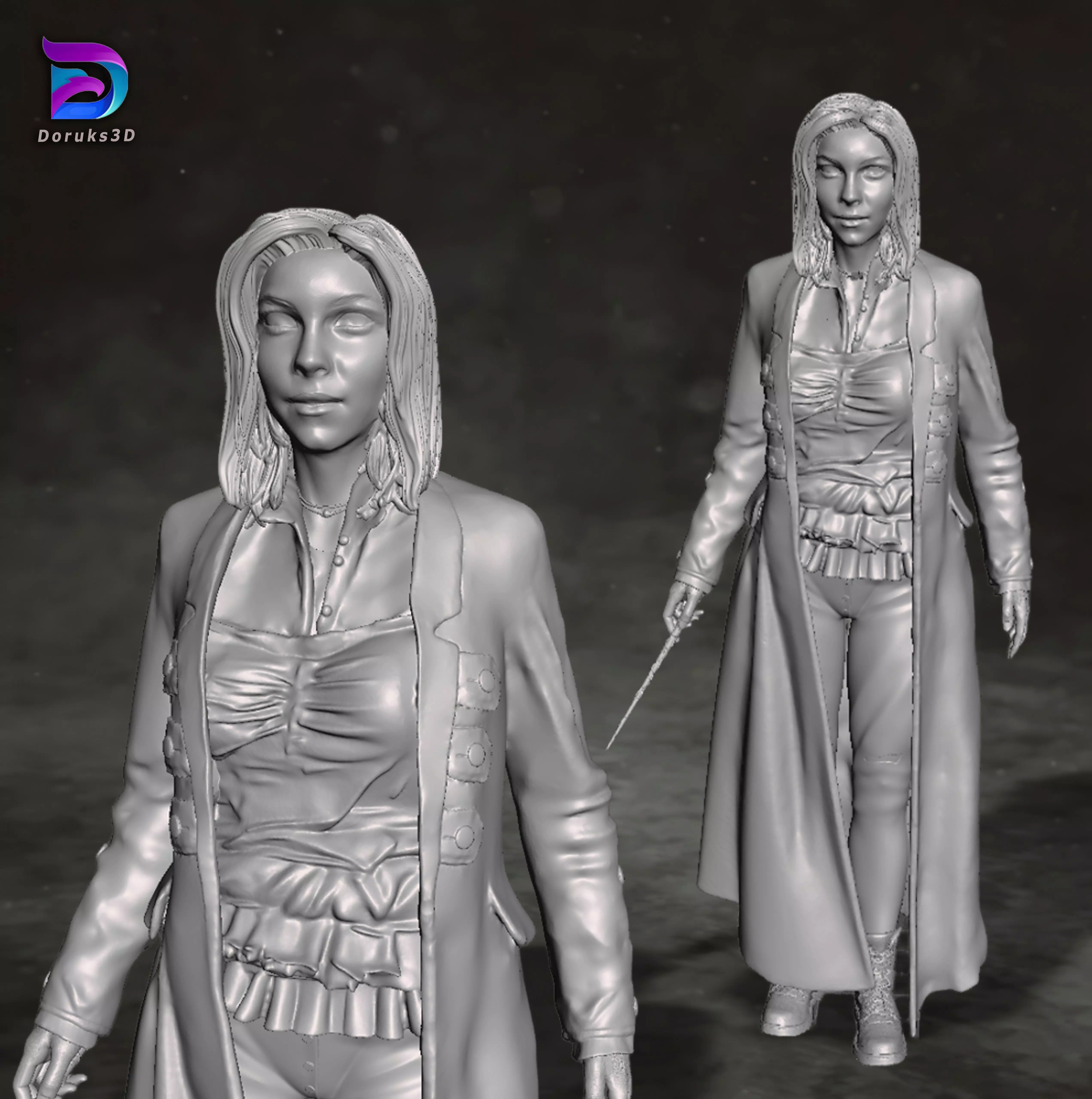 Nymphadora Tonks Harry Potter Action Custom 3D Print Model 3D print model_0