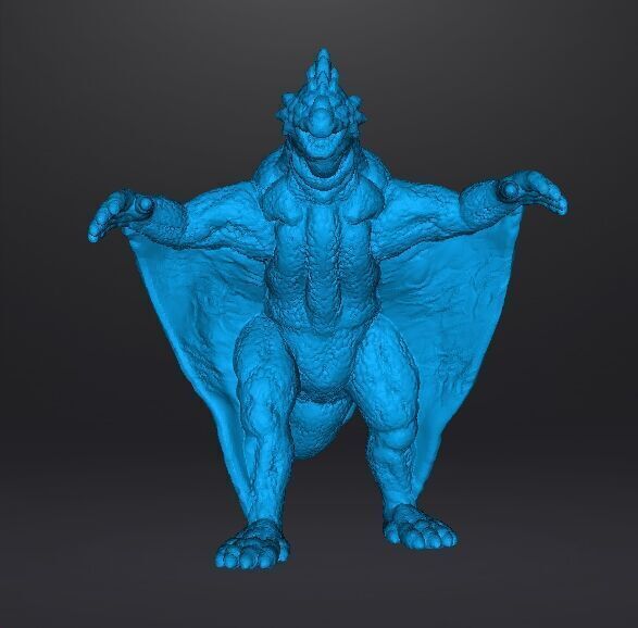 VARAN THE UNBELIEVABLE KAIJU MONSTER MINIATURE GAMES RPG DND 3D print model_8