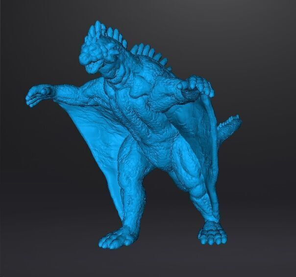 VARAN THE UNBELIEVABLE KAIJU MONSTER MINIATURE GAMES RPG DND 3D print model_10