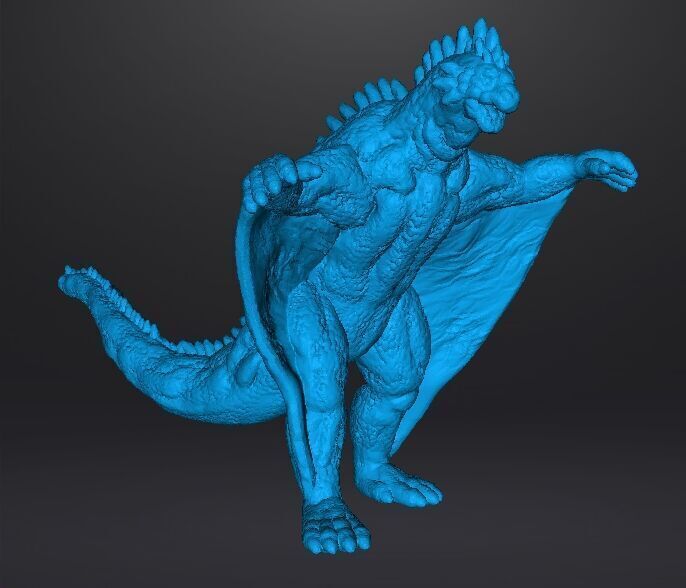 VARAN THE UNBELIEVABLE KAIJU MONSTER MINIATURE GAMES RPG DND 3D print model_9
