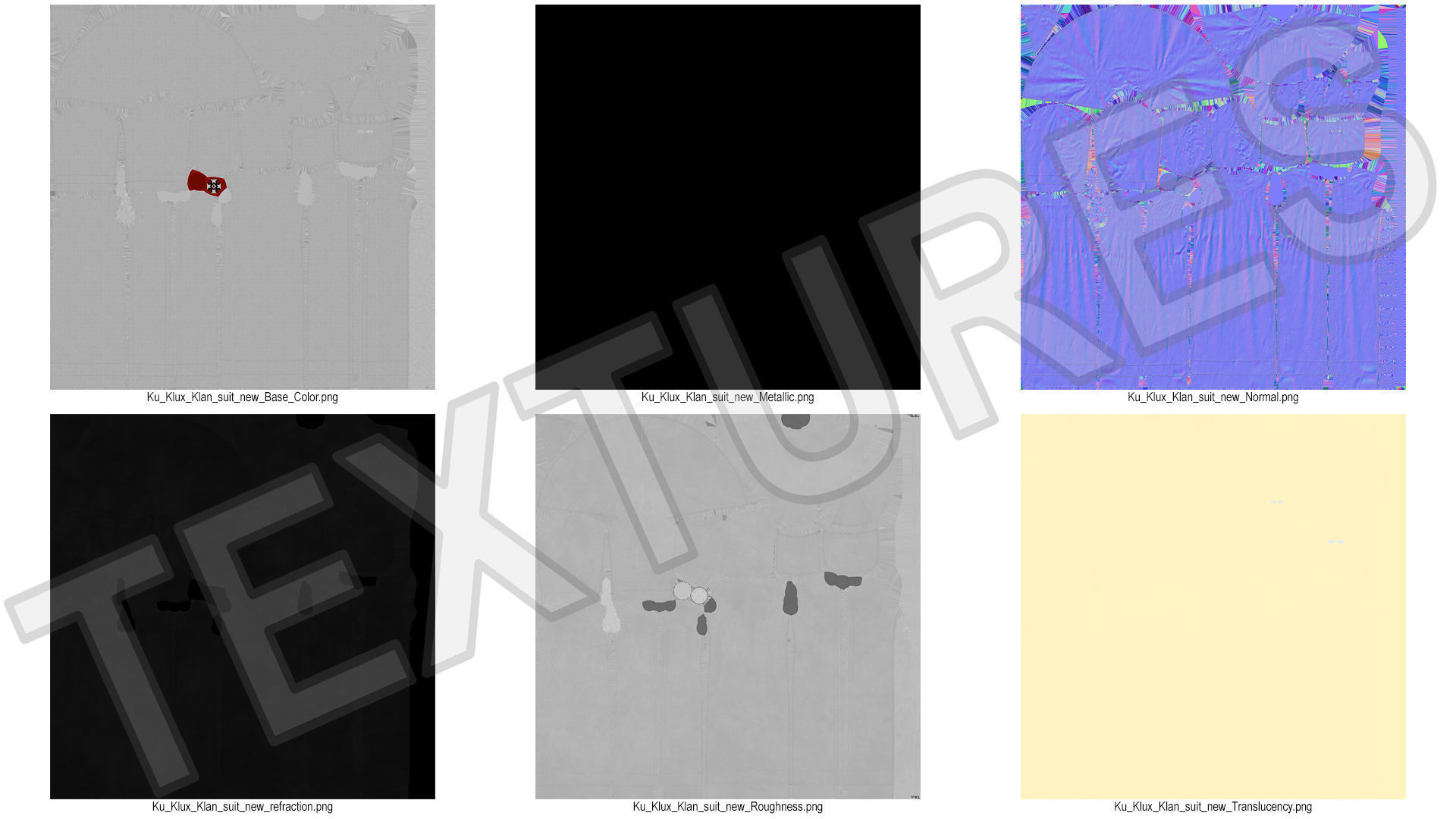 Ku Klux Klan Cap 3D model_12