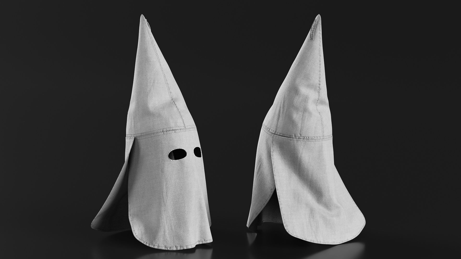 Ku Klux Klan Cap 3D model_1