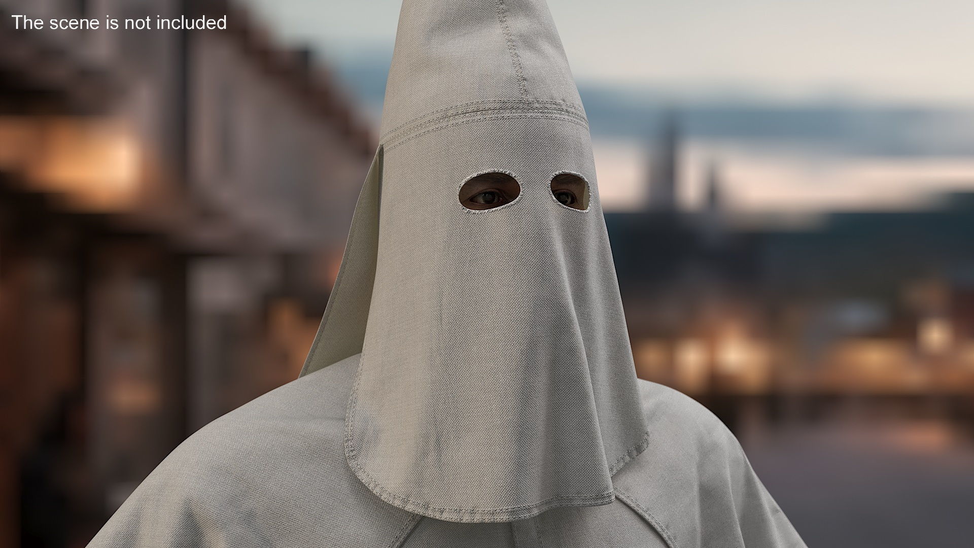 Ku Klux Klan Cap 3D model_2