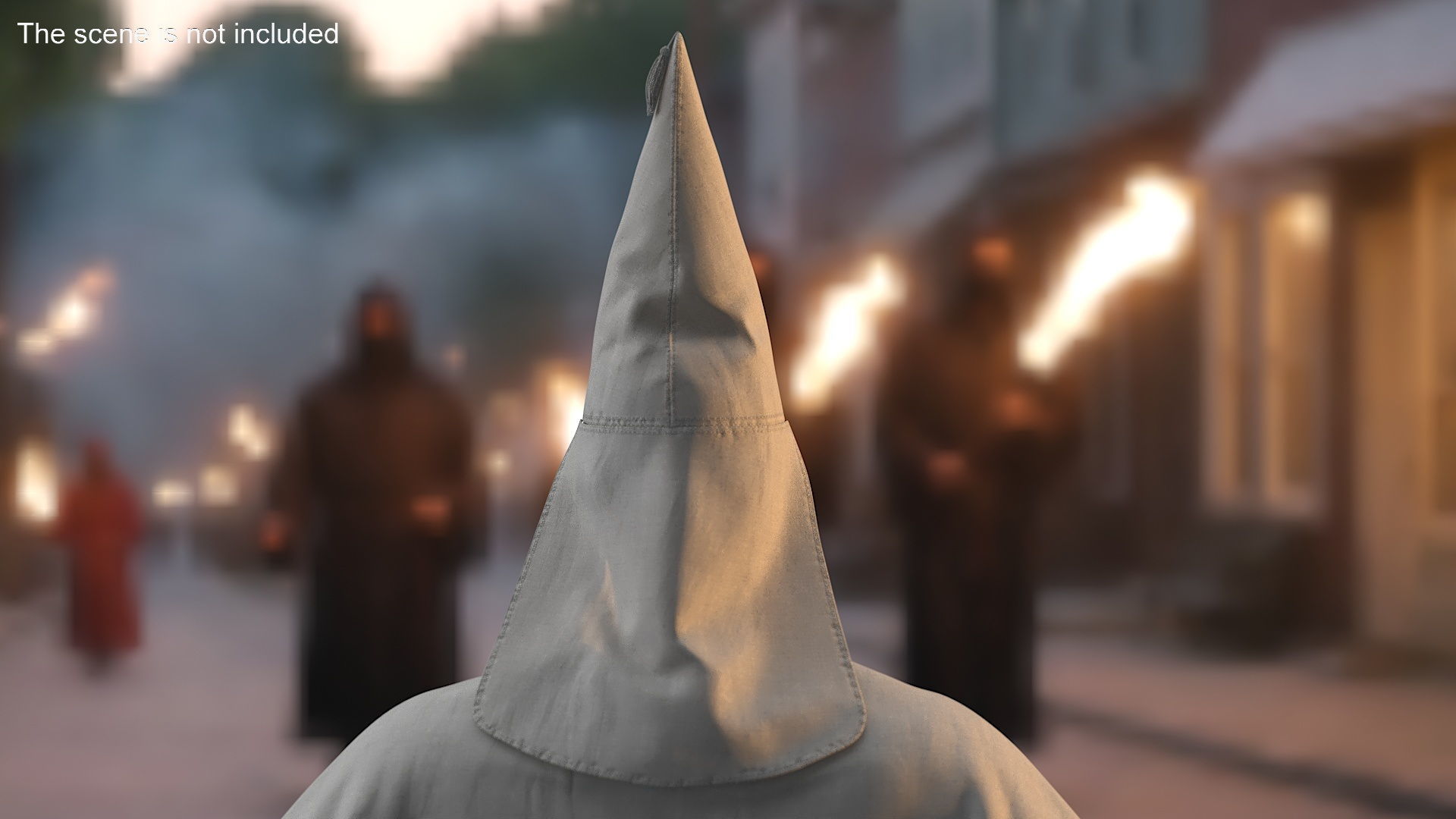 Ku Klux Klan Cap 3D model_4