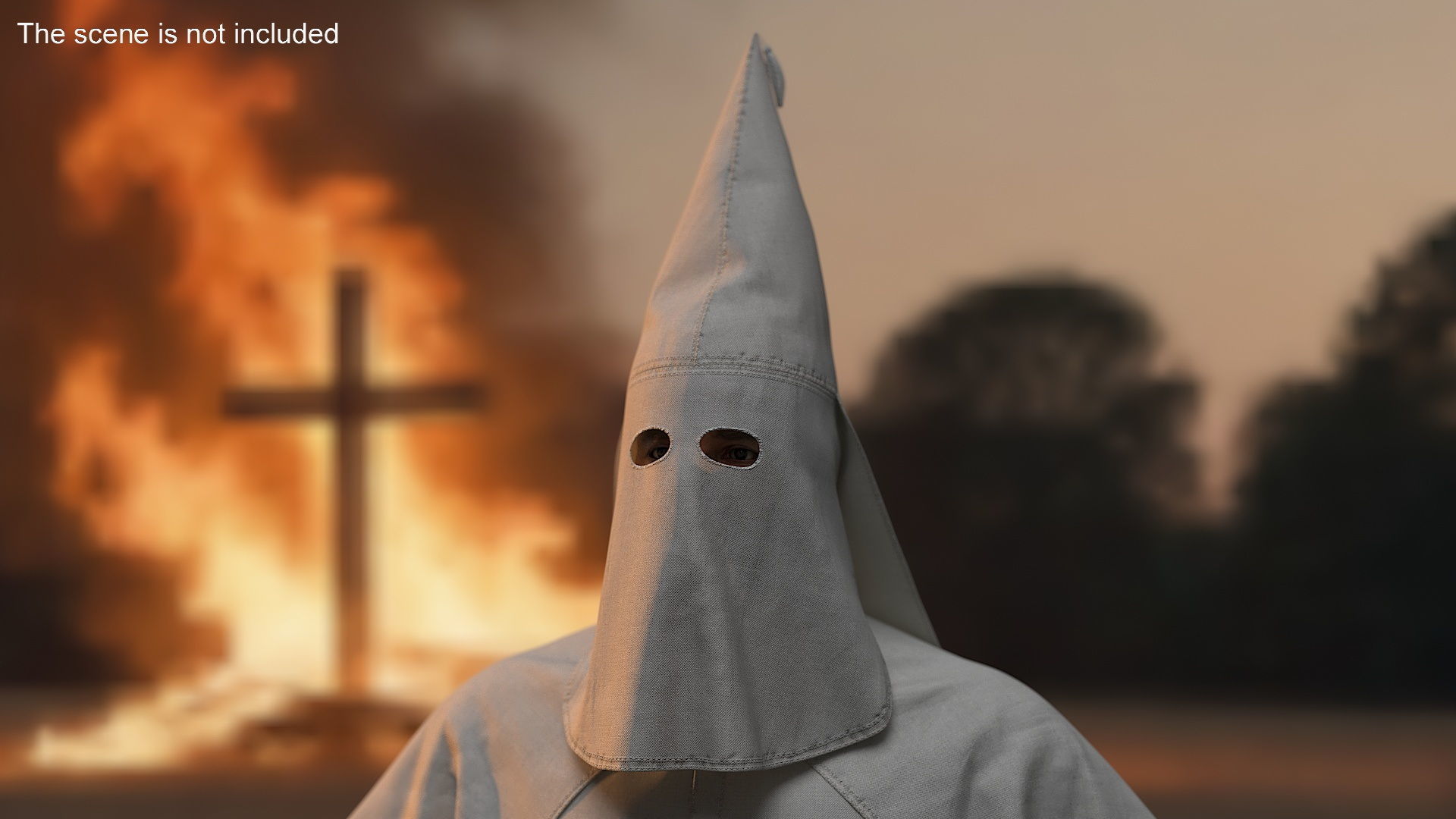 Ku Klux Klan Cap 3D model_3