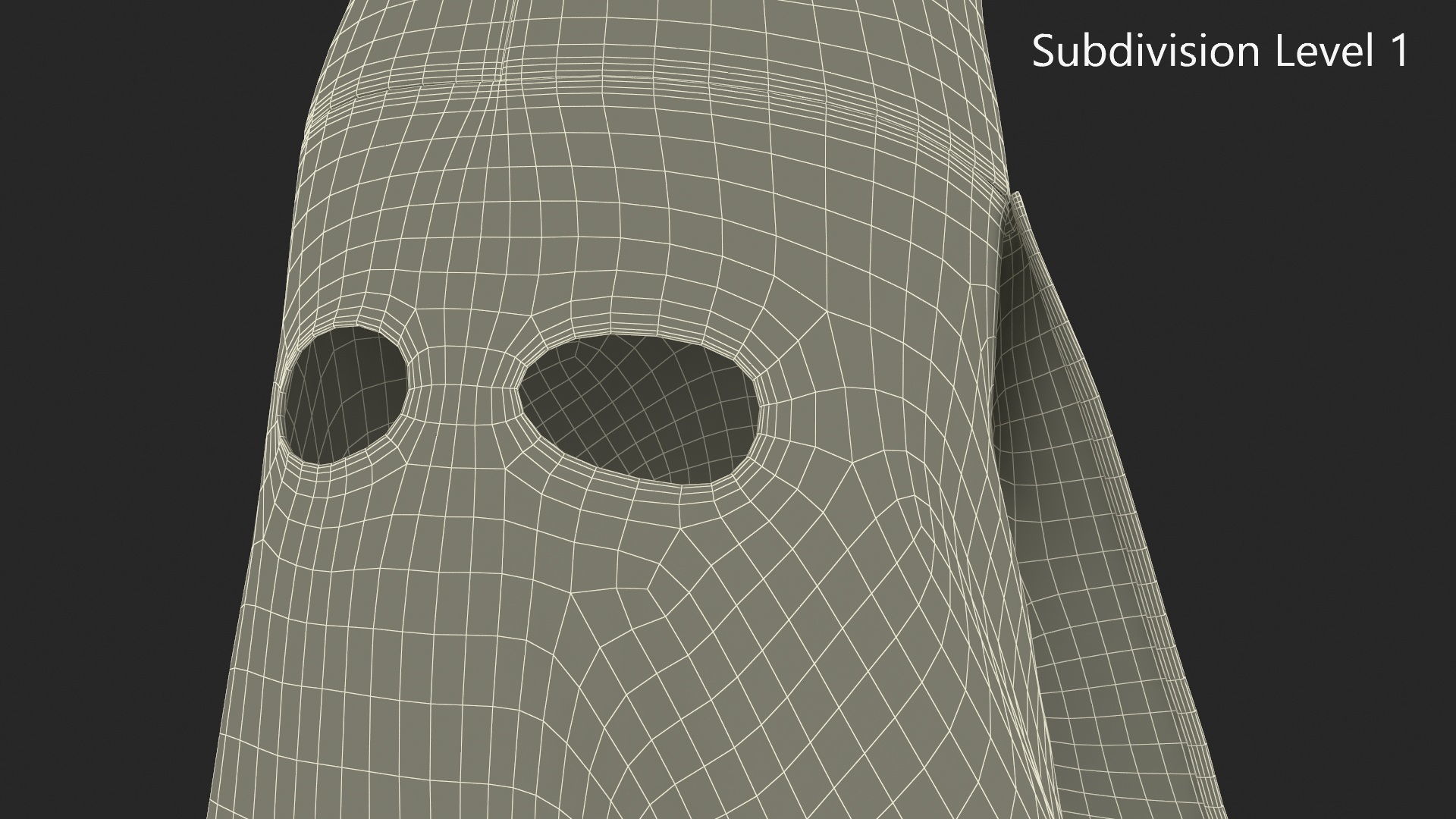 Ku Klux Klan Cap 3D model_10