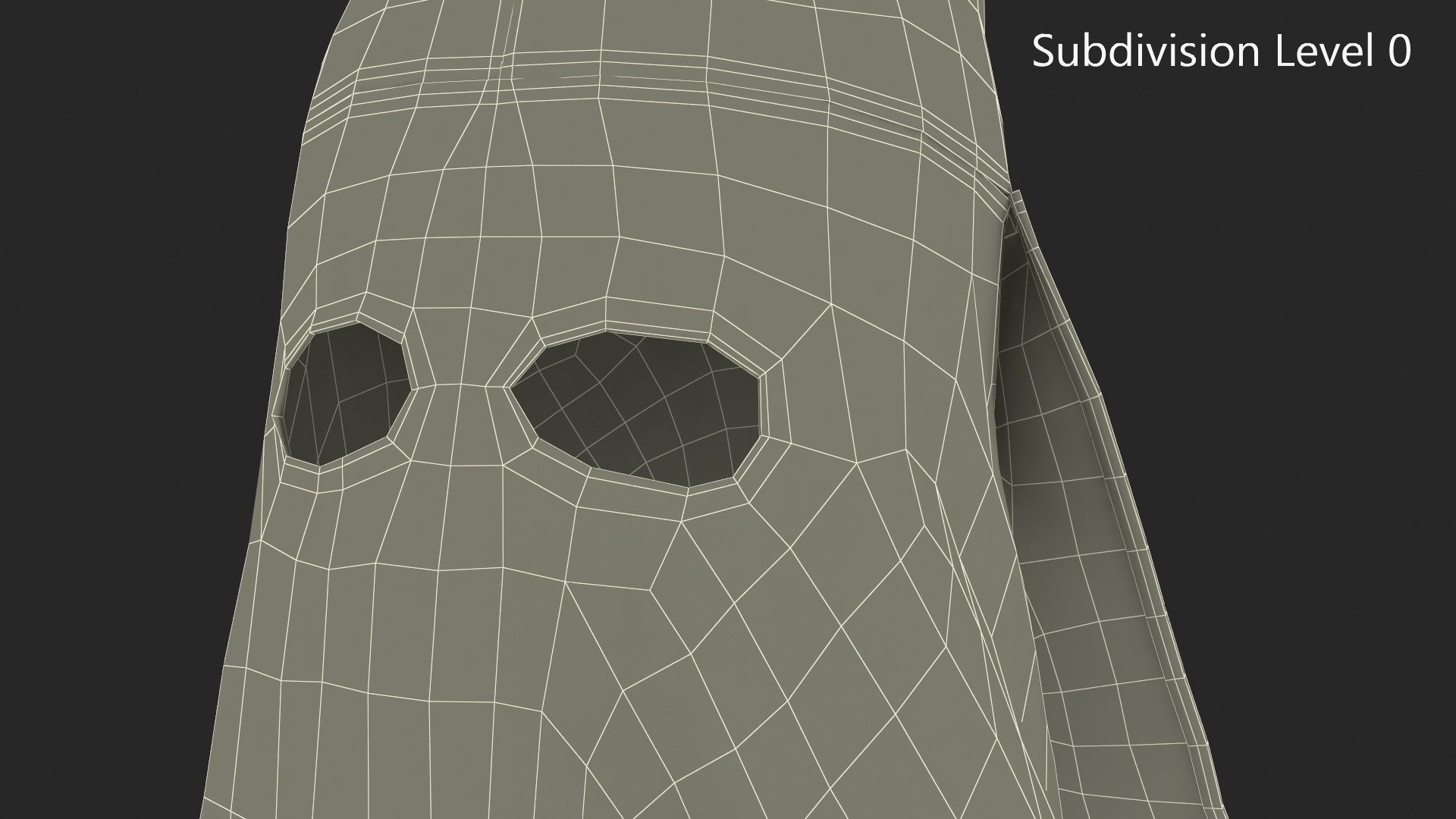Ku Klux Klan Cap 3D model_9