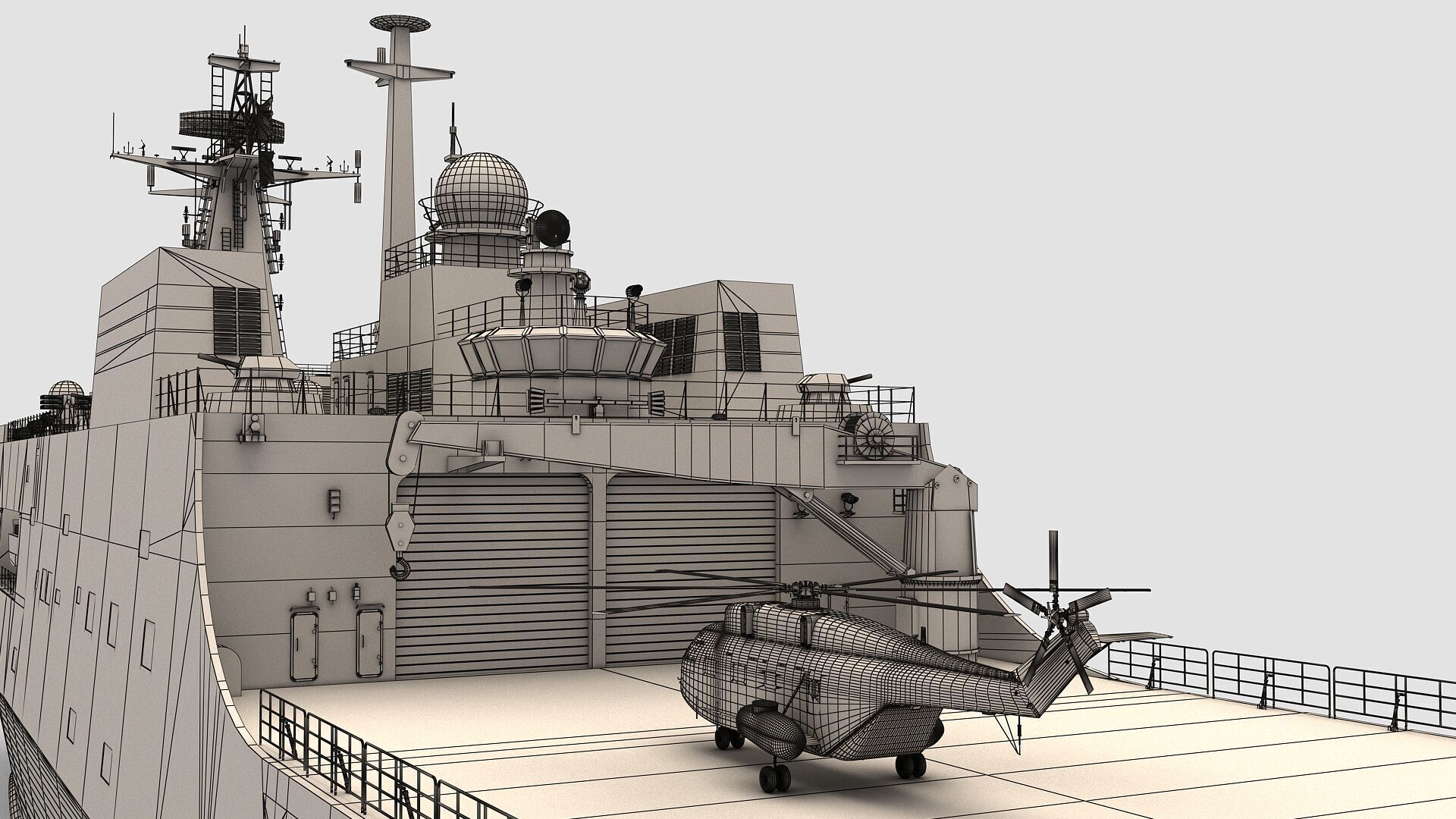Chinese Navy Type 071 3D model_15