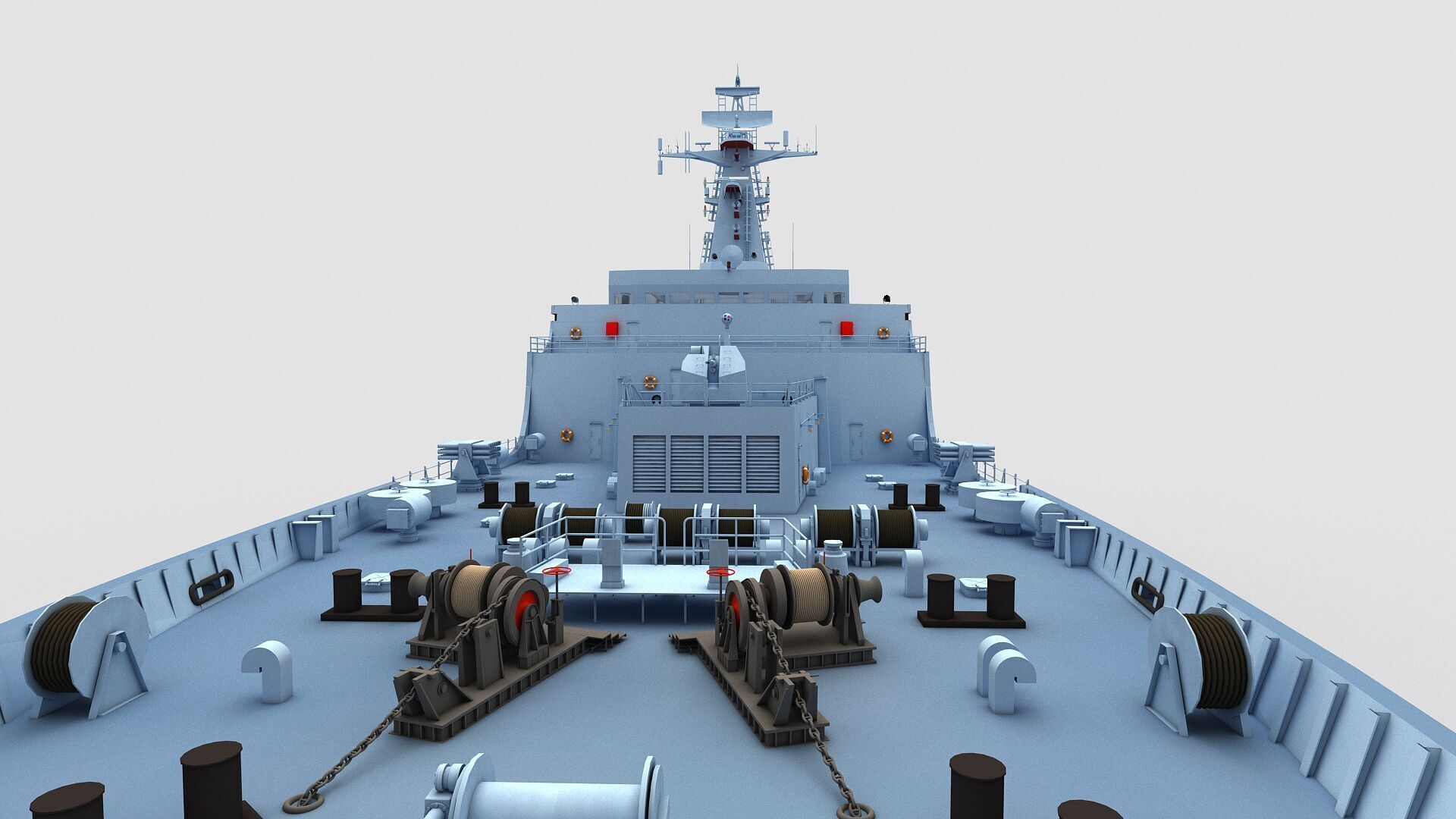 Chinese Navy Type 071 3D model_1