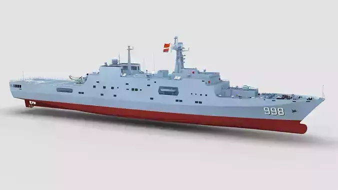Chinese Navy Type 071 3D model