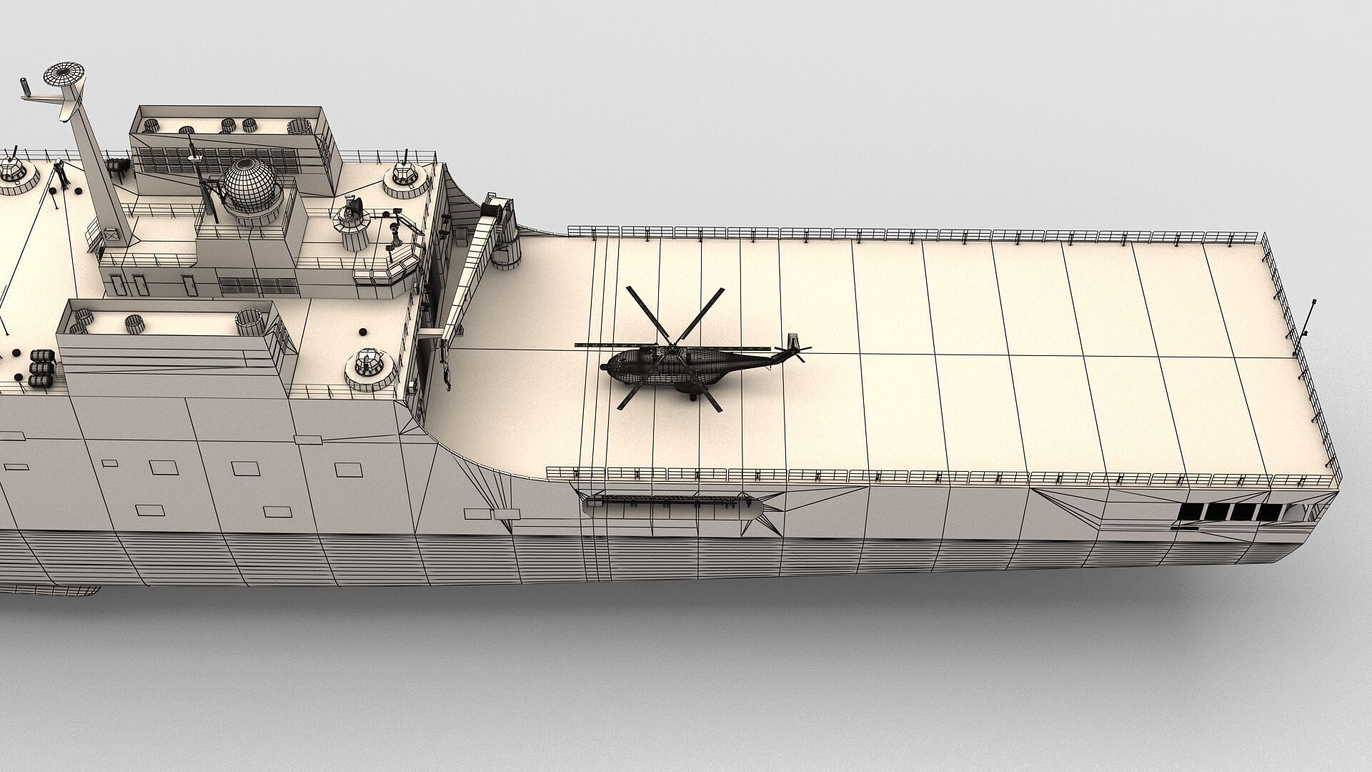 Chinese Navy Type 071 3D model_17
