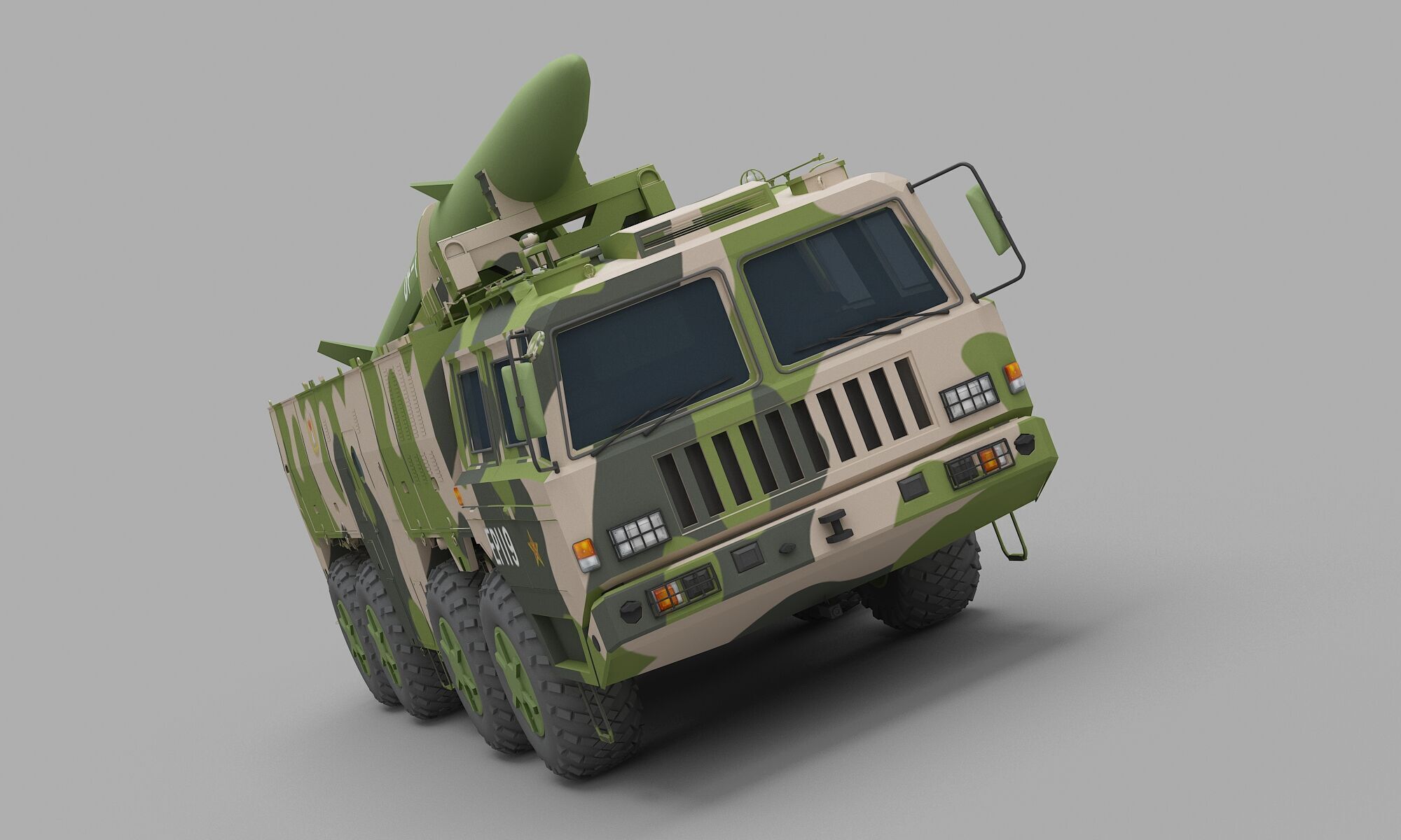 PLA DF-15B Missile 3D model_2