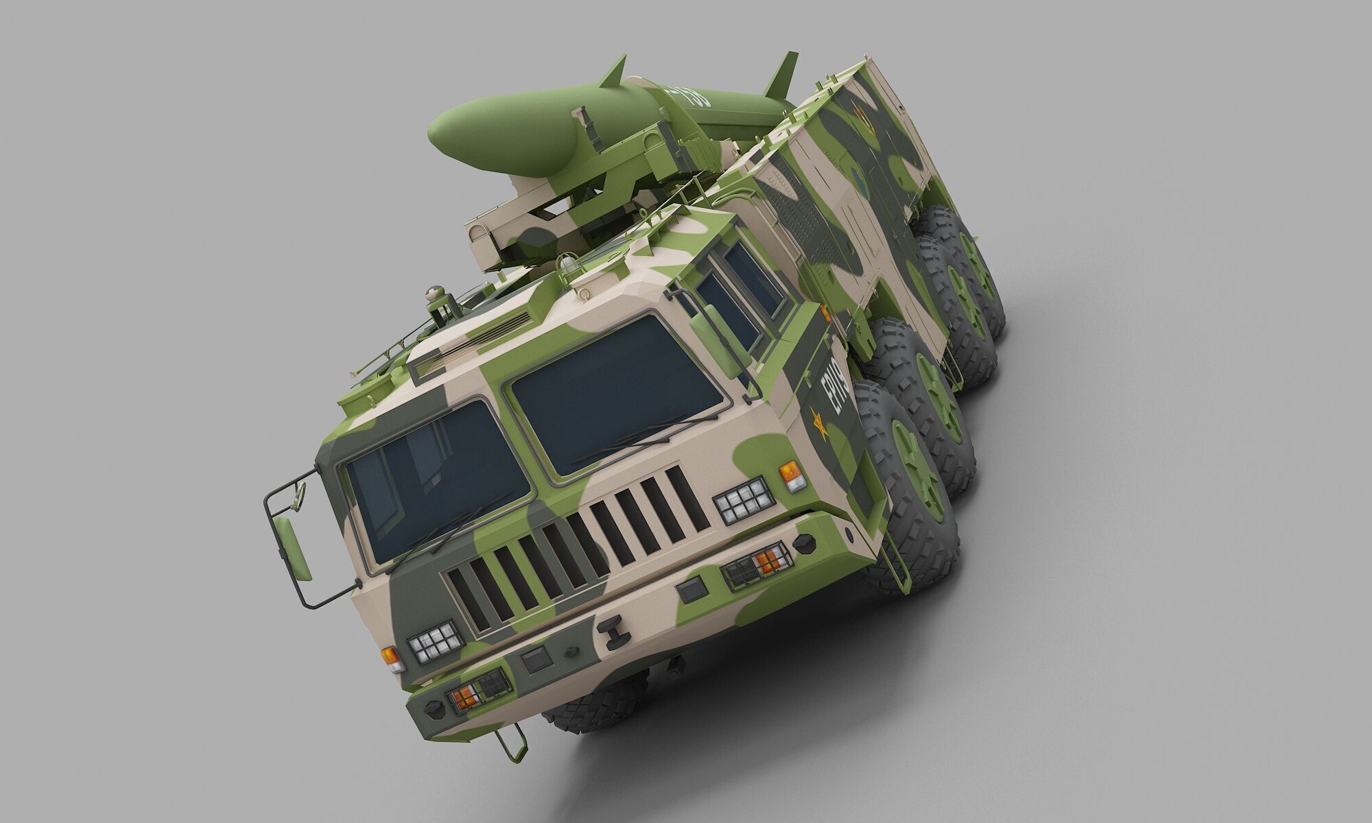 PLA DF-15B Missile 3D model_6