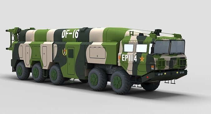 Chinese DF-16 Missile 3D model