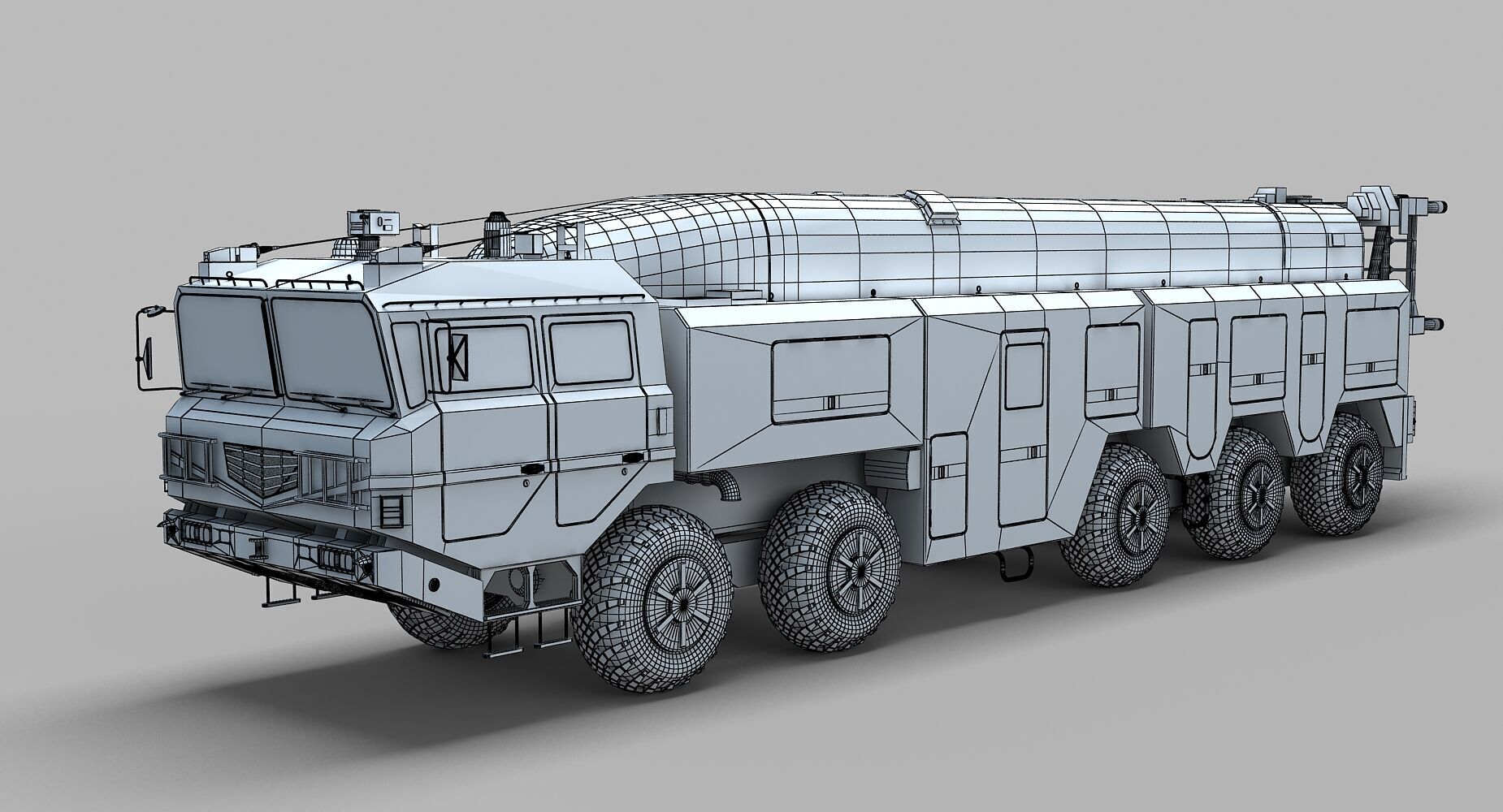 Chinese DF-16 Missile 3D model_11