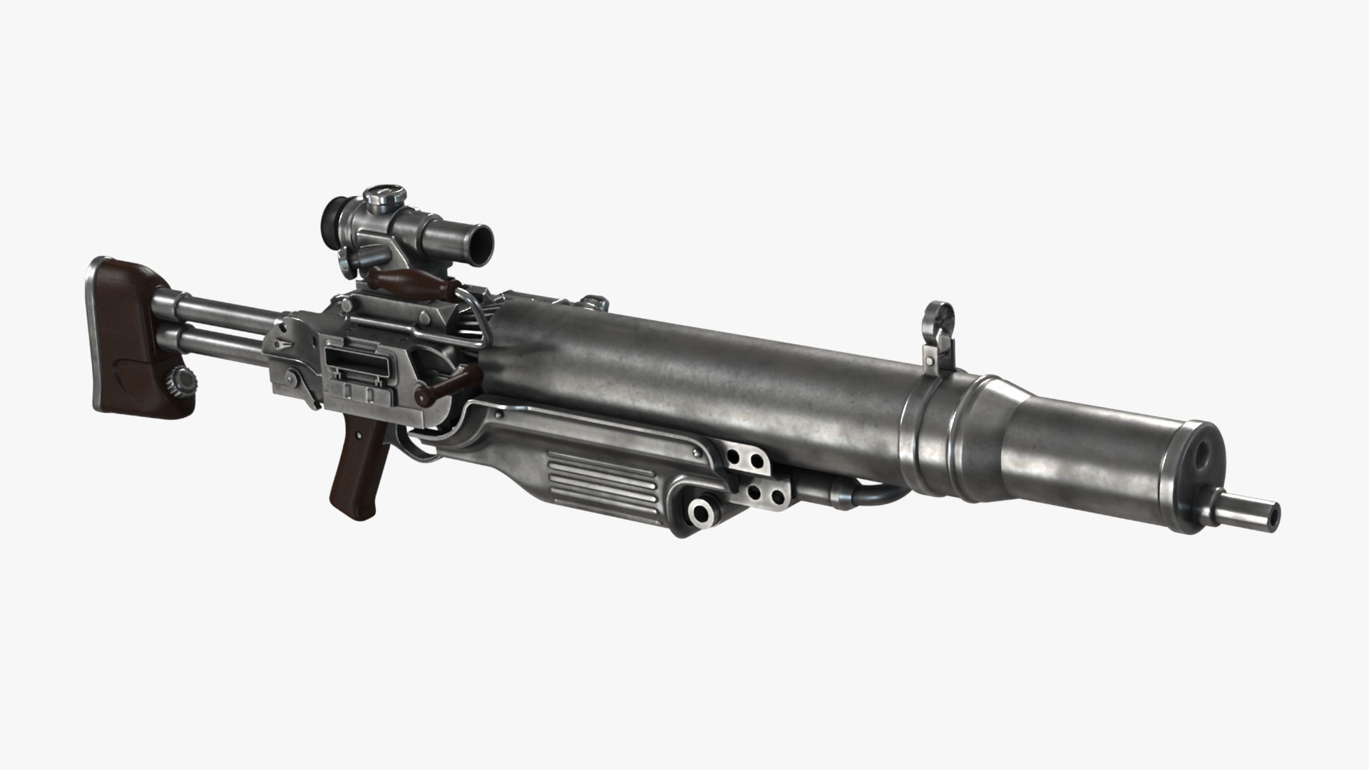 Fallout Combat Infantry Armor Walking for 3D Print 3D print model_17