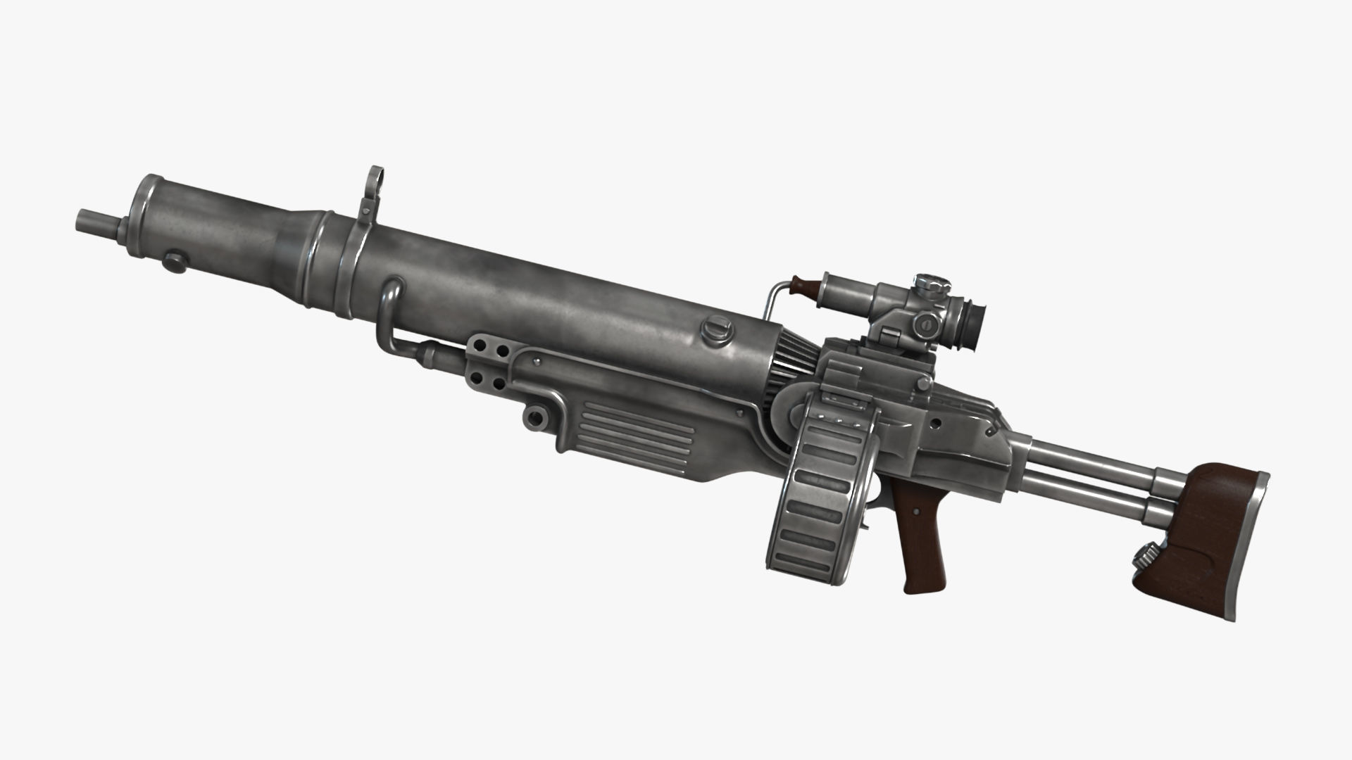 Fallout Combat Infantry Armor Walking for 3D Print 3D print model_16