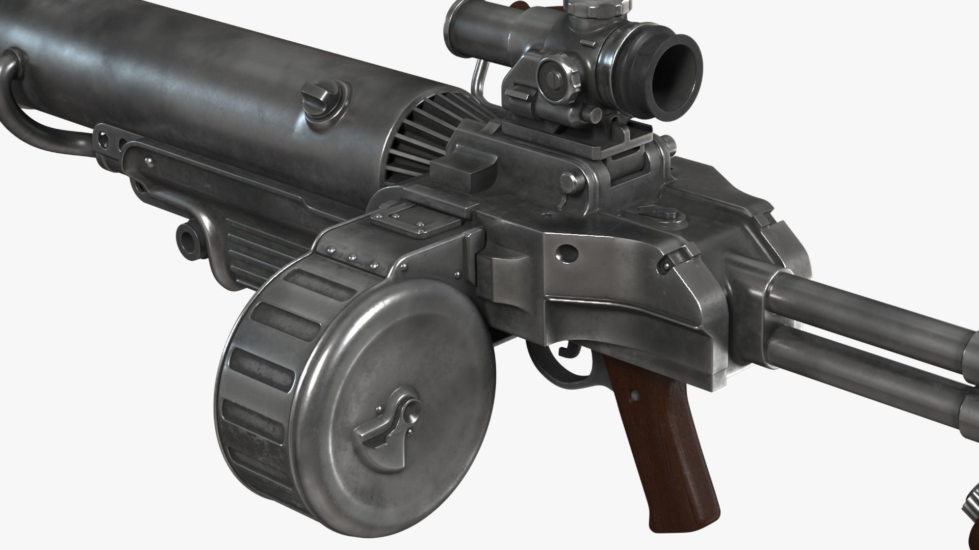 Fallout Combat Infantry Armor Walking for 3D Print 3D print model_18