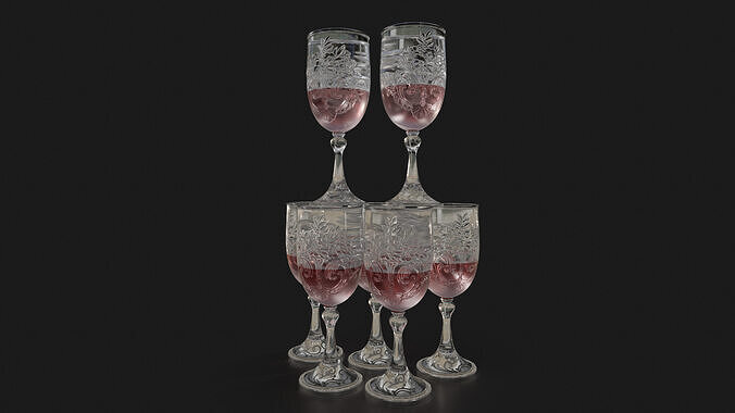 Wine Glass Free 3D model