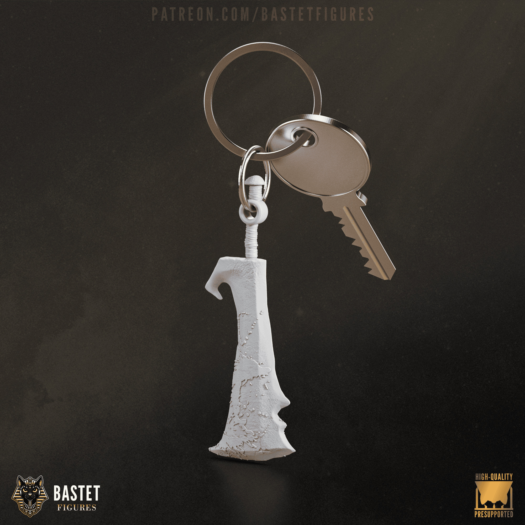 Zodd Keychain I Berserk 3D print model_1